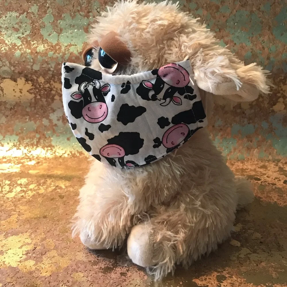 KID’S “HAPPY COW” COTTON BLEND FACE MASK